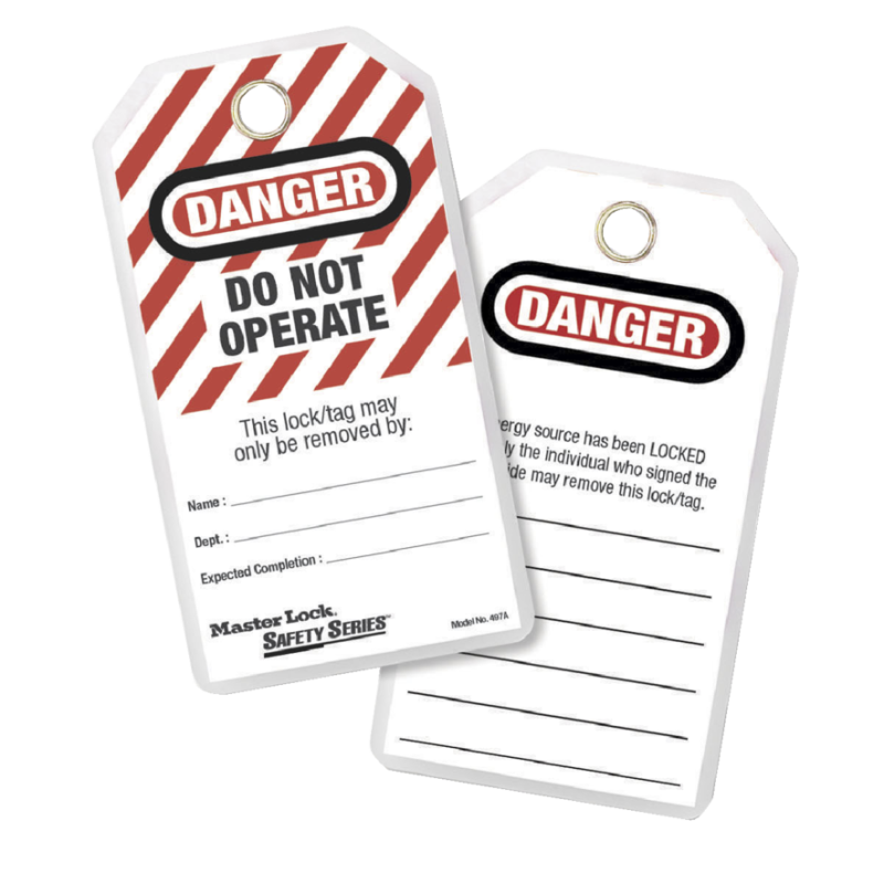 Master Lock 497A Tag