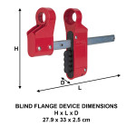 Master Lock S3922 Flanş Körleme Aparatı