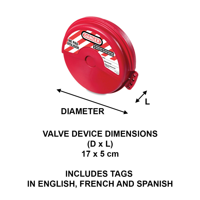 Master Lock 482 Vana Kilitlme Aparatı