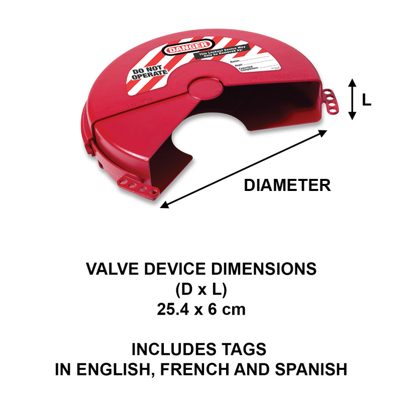 Master Lock 483 Vana Kilitleme Aparatı