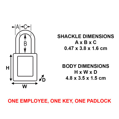 MASTER LOCK S31KDWHT Key Different
